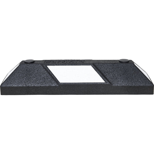 Park-AID® wheel stop, LxWxH 550 x 150 x 100 mm, black / white.
