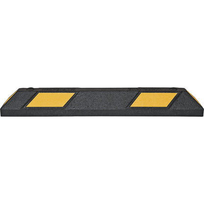 Park-AID® wheel stop, LxWxH 900 x 150 x 100 mm, black / yellow.