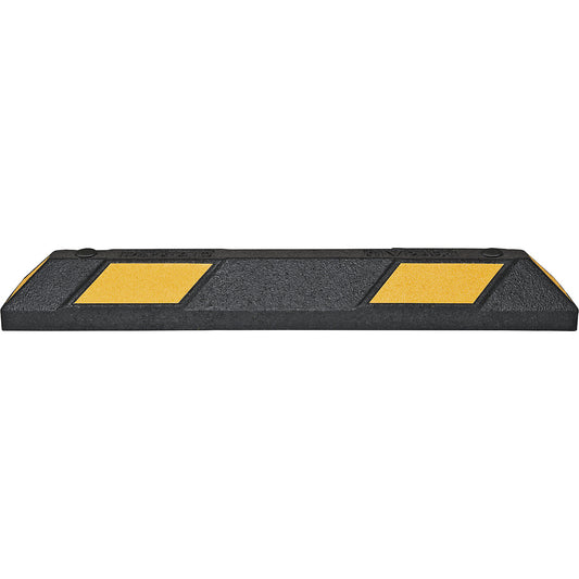 Park-AID® wheel stop, LxWxH 900 x 150 x 100 mm, black / yellow.