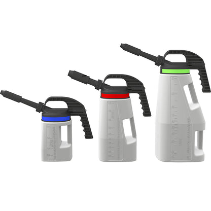 LubriFlex PE universal filling can, with 2 spouts, capacity 10 l.