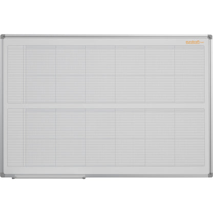 Yearly planner, neutral, with 365 day divisions, WxH 1200 x 900 mm.