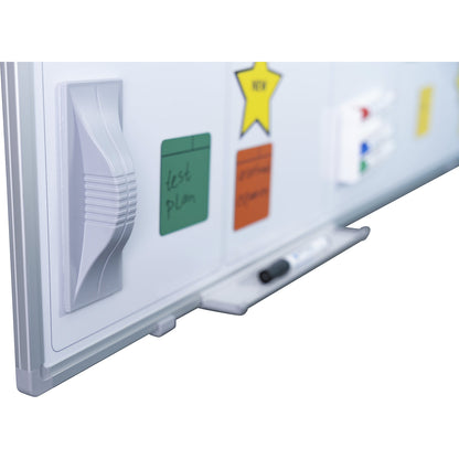 Task board for Scrum and Kanban, varnished, with 5 lanes, WxH 2000 x 1200 mm.