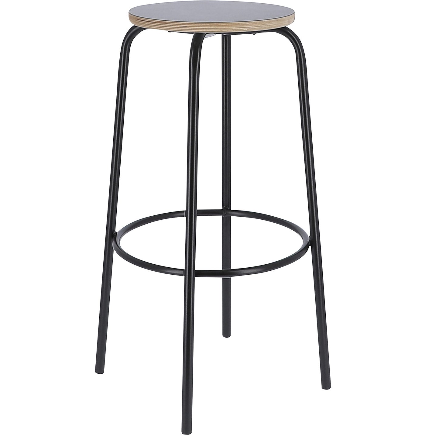 PARIS bar stool, seat height 750 mm, black.