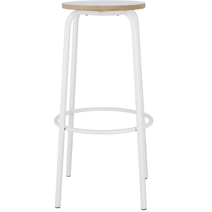 PARIS bar stool, seat height 750 mm, white.
