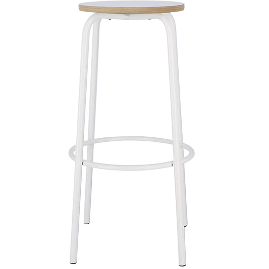 PARIS bar stool, seat height 750 mm, white.