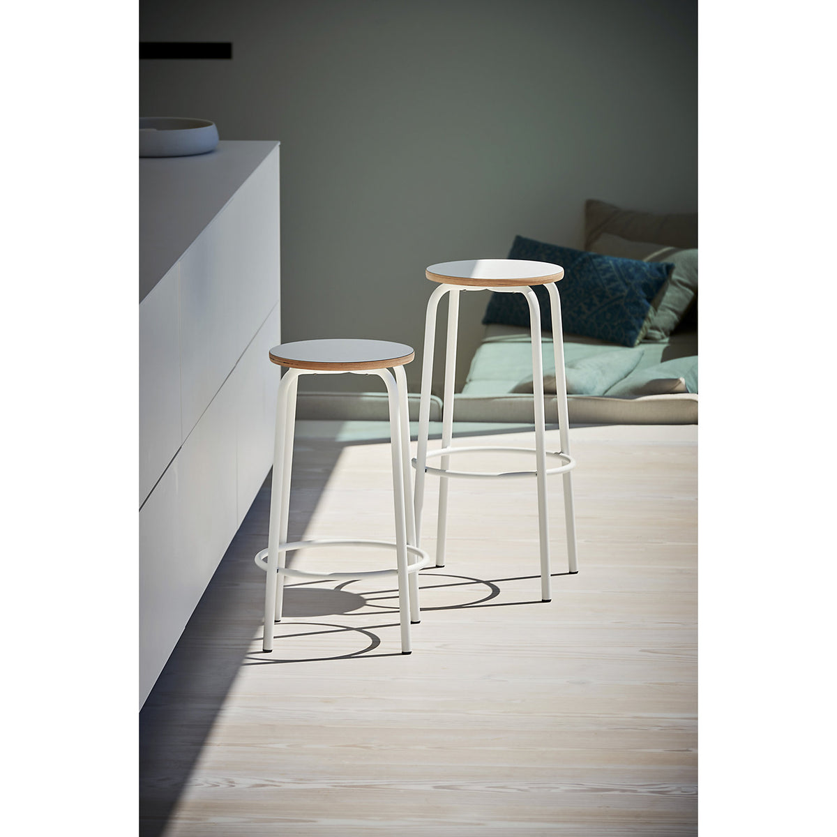 PARIS bar stool, seat height 750 mm, black.