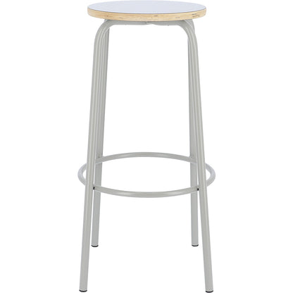 PARIS bar stool, seat height 750 mm, taupe.