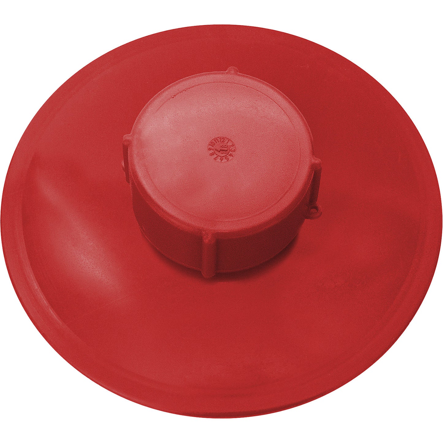 Inner lid part, red, Ø 120 mm.
