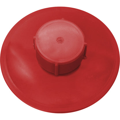 Inner lid part, red, Ø 120 mm.