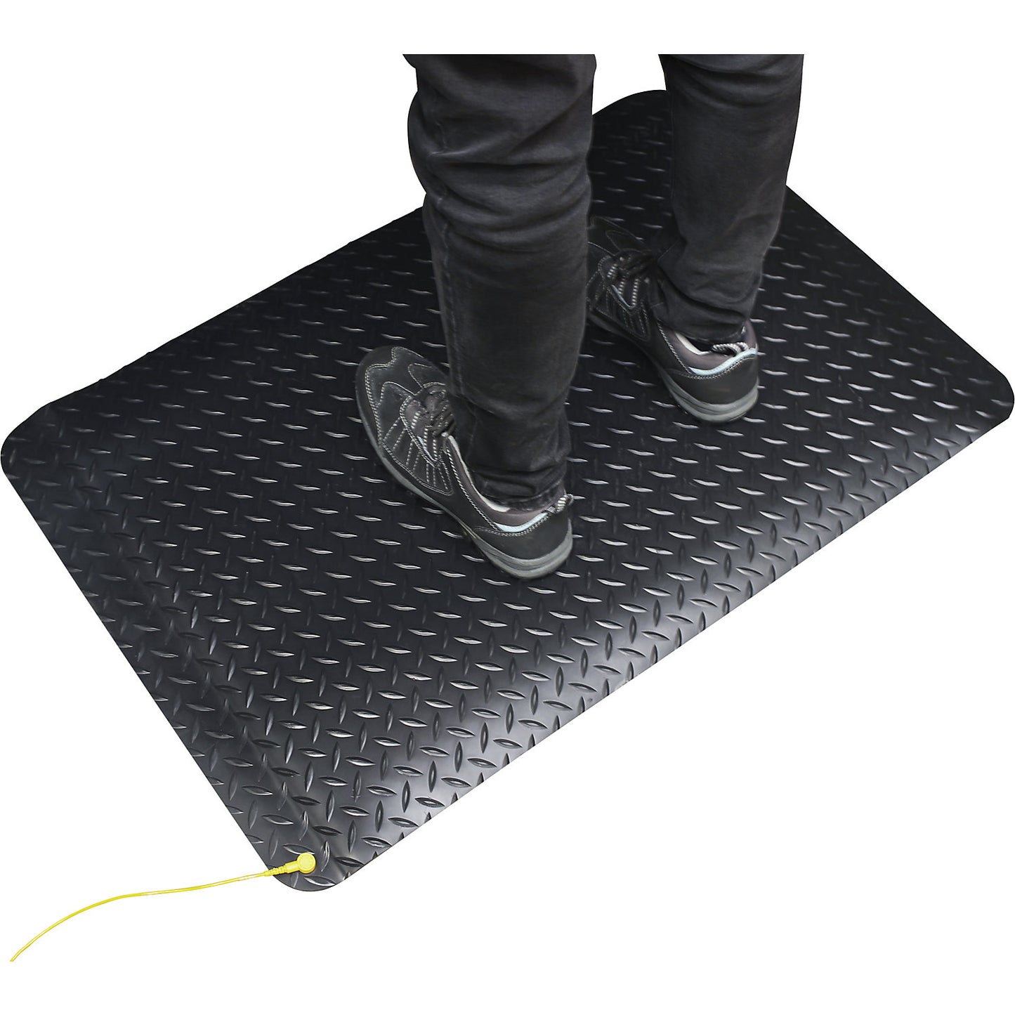 DECKPLATE ANTI-STATIC anti-fatigue matting, cut to order, max. 18.3 m, per m. x 1200 mm.