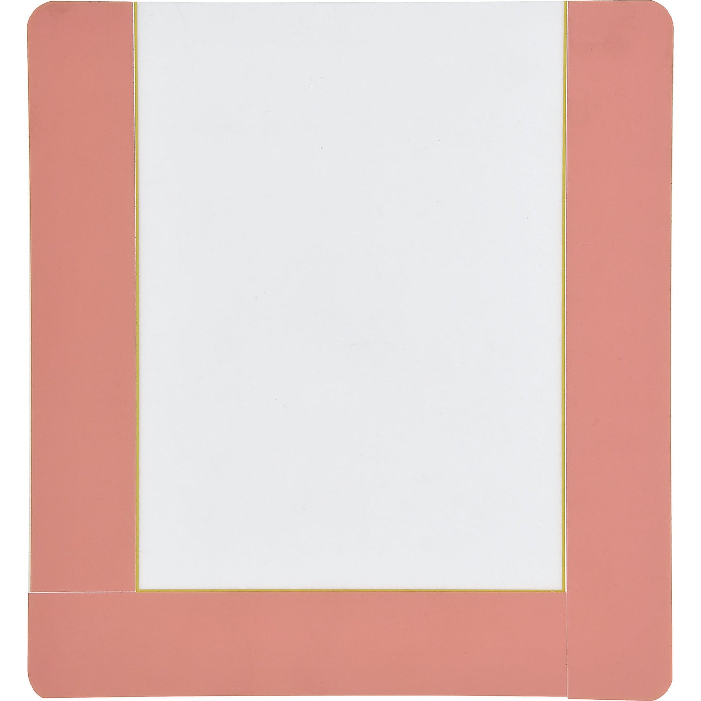 Floor marking pouch, with adhesive strips, pack of 10, A5, yellow frame.