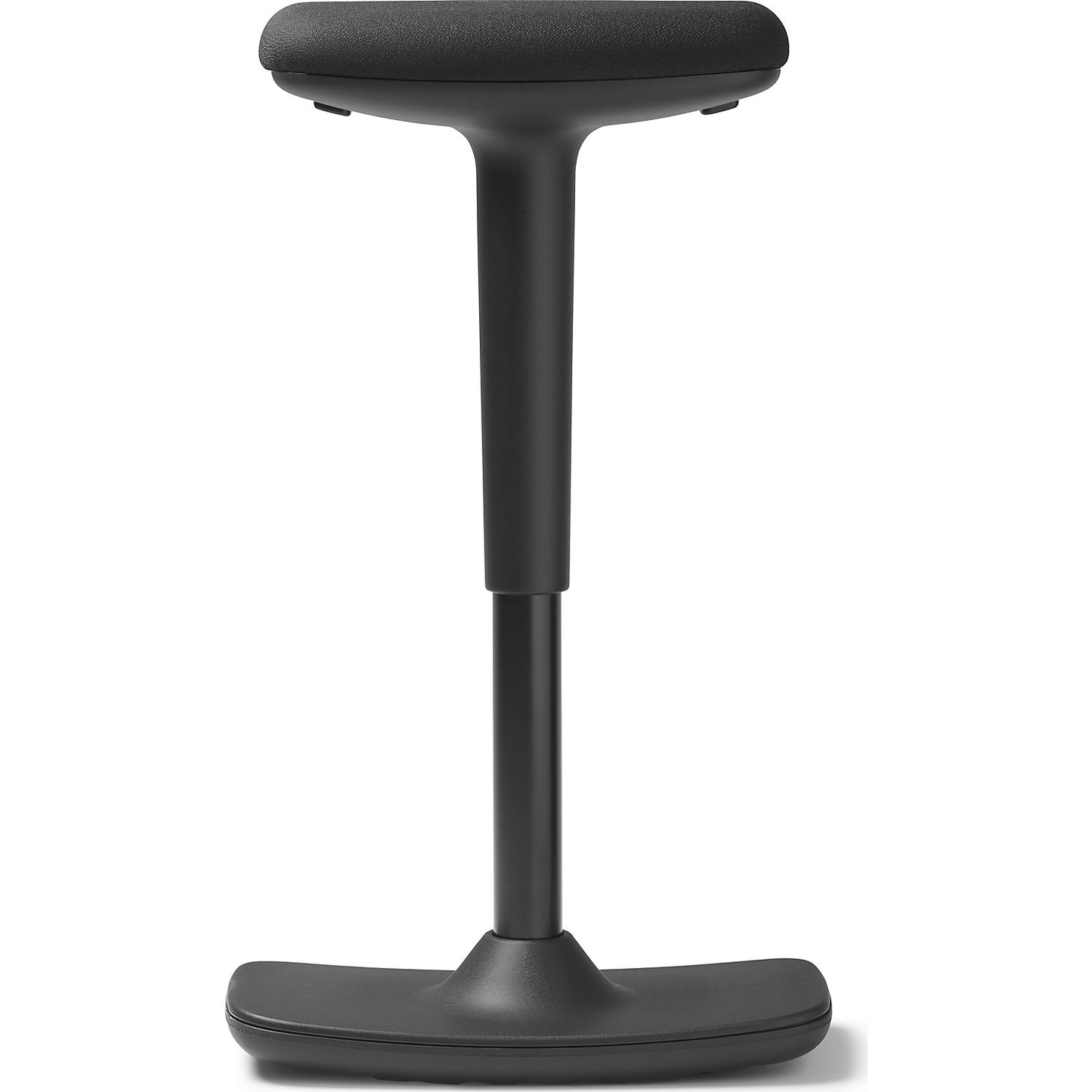 TO-SWIFT sitting/standing stool, height adjustable 500 - 750 mm, black.