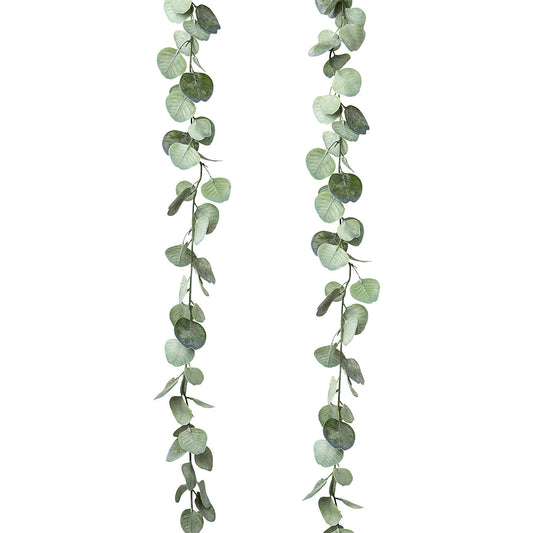 Eucalyptus garland, length 1800 mm, pack of 2, green.