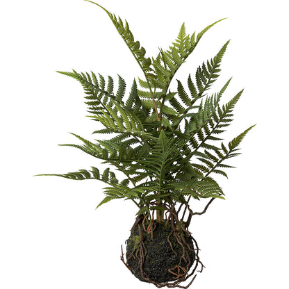 Fern in a bale, pack of 6, height 380 mm, green.
