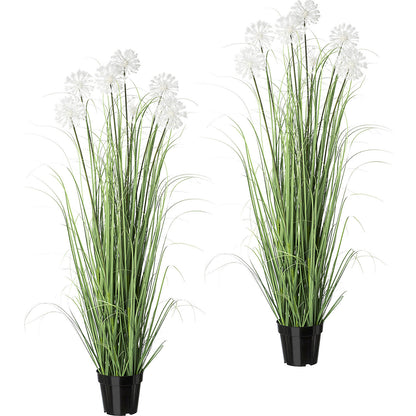 Grass bush with dandelions, pack of 2 in a pot, height 1280 mm.