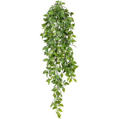 Epipremnum mini hanging leaves, pack of 6, length approx. 800 mm, green.
