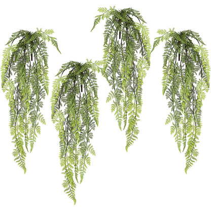 Fern hanging bush, pack of 4, length 840 mm, green.