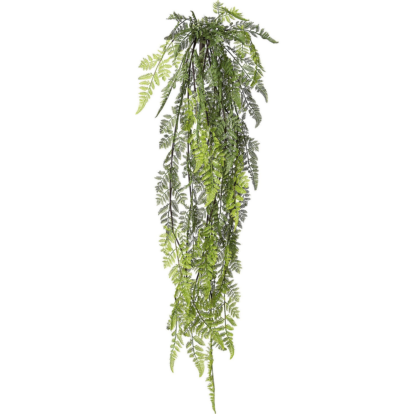 Fern hanging bush, pack of 2, length 1140 mm, green.