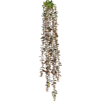 Hanging eucalyptus, pack of 6, green-pink, length approx. 800 mm.