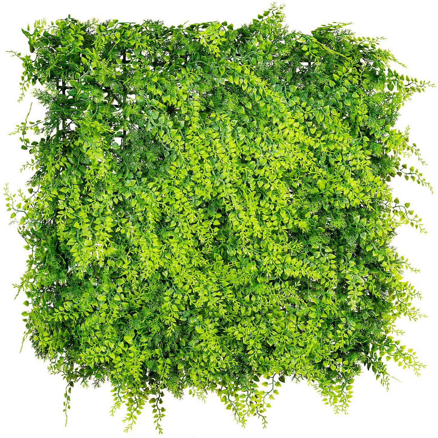 Fern leaf mat, pack of 2, LxWxD 500 x 500 x 70 mm, UV resistant, plastic.