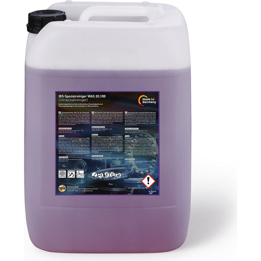 WAS 20.100 ultrasonic cleaning agent, pH value < 9.5, 20 l canister.