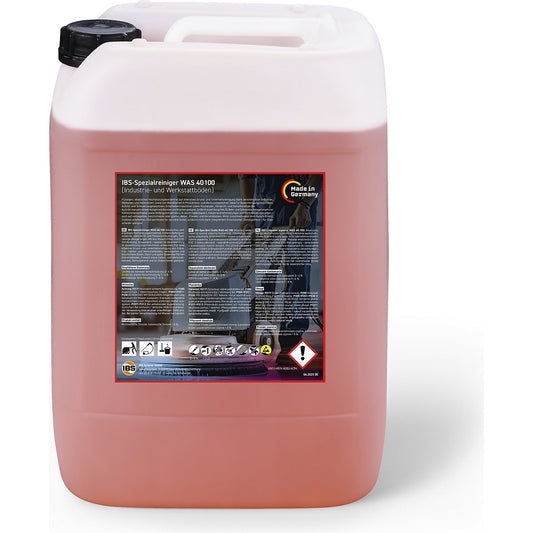 WAS 40.100 workshop floor cleaning agent, pH value < 11.5, ESD certified, 20 l canister.