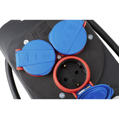 Electricity station/distributor 16 A, 3 earthed sockets, 1 CEE socket, cable length 2 m.