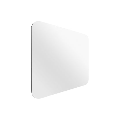 CURVE whiteboard, frameless, with rounded corners, WxH 1780 x 1180 mm, brown.