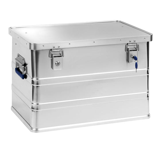 Aluminium box, capacity 68 l, LxWxH 575 x 385 x 375 mm.