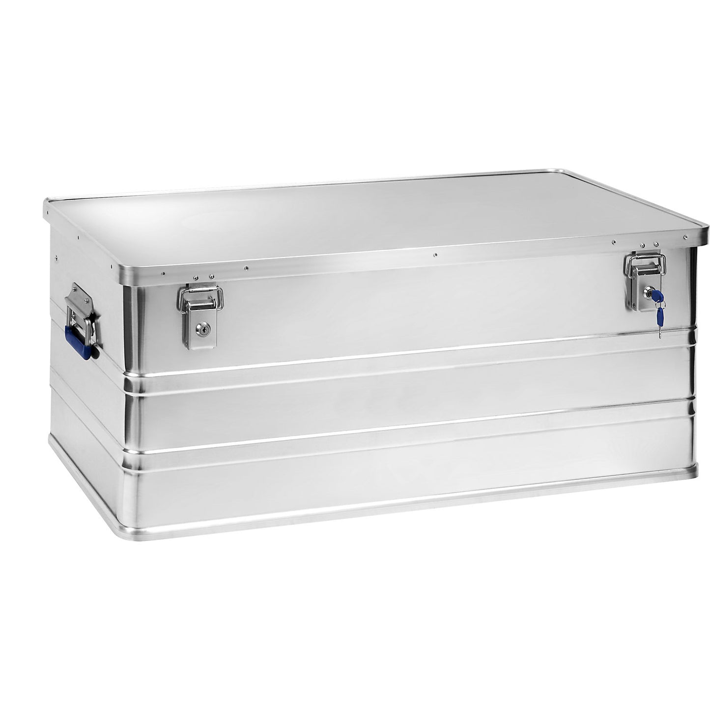 Aluminium box, capacity 142 l, LxWxH 895 x 495 x 375 mm.