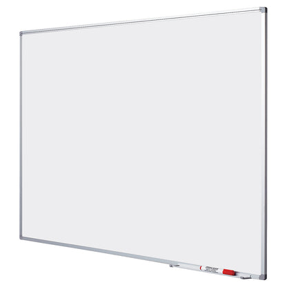 Projection board, slightly matt enamelled, WxH 2400 x 1500 mm.
