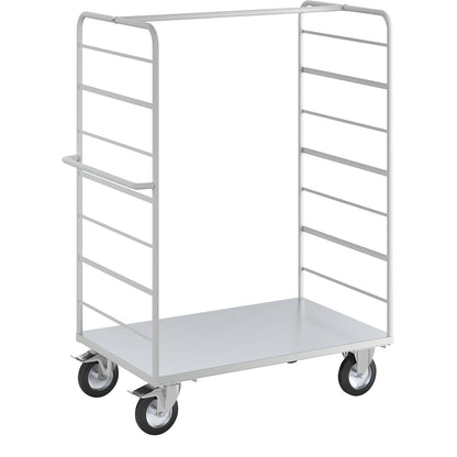 ESD shelf truck, with 2 sidewalls, loading area LxW 1175 x 800 mm, 1 shelf.