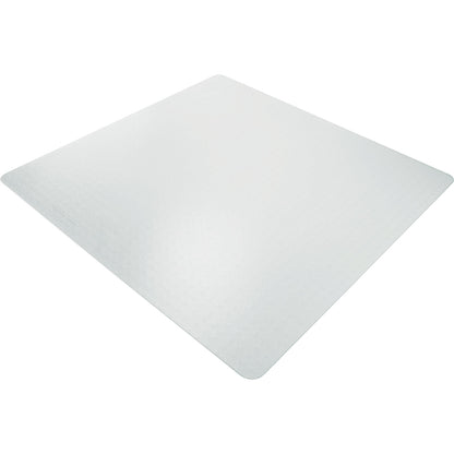 Floor protection mat, with studs for carpeted floors, WxD 1200 x 1100 mm.