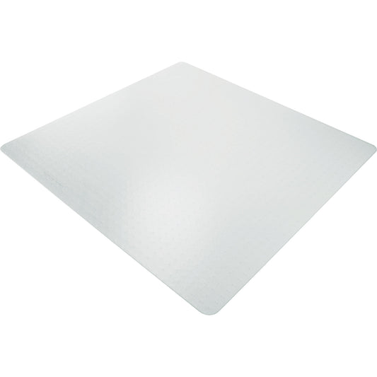 Floor protection mat, with studs for carpeted floors, WxD 1200 x 1100 mm.
