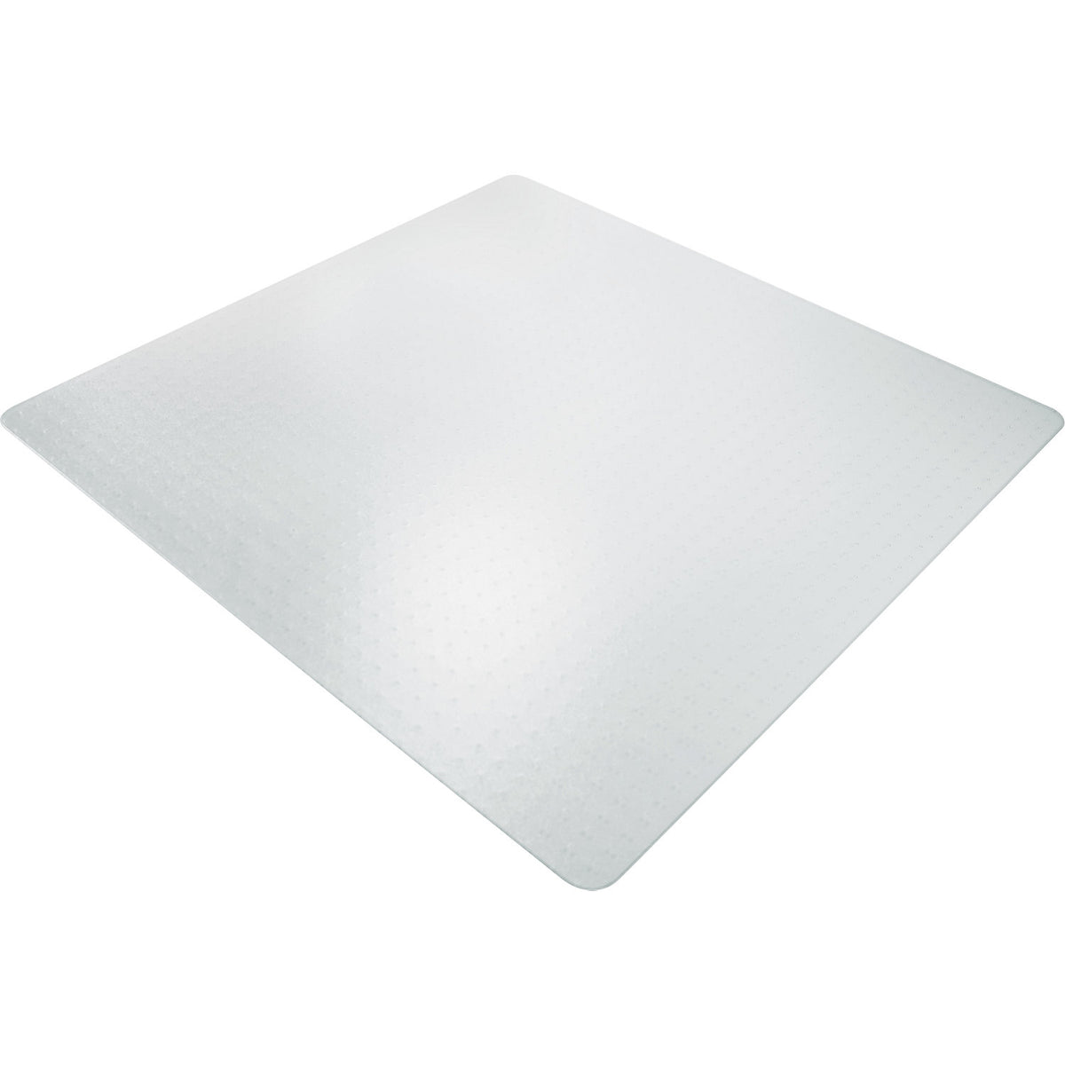 Floor protection mat ECOGRIP SOLID, with studs for carpeted floors, WxD 1200 x 1100 mm.
