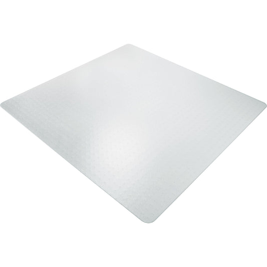 Floor protection mat ECOGRIP SOLID, with studs for carpeted floors, WxD 1200 x 1100 mm.