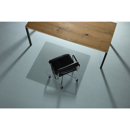 Floor protection mat ECOGRIP HEAVY, with studs for carpeted floors, WxD 1300 x 1200 mm.