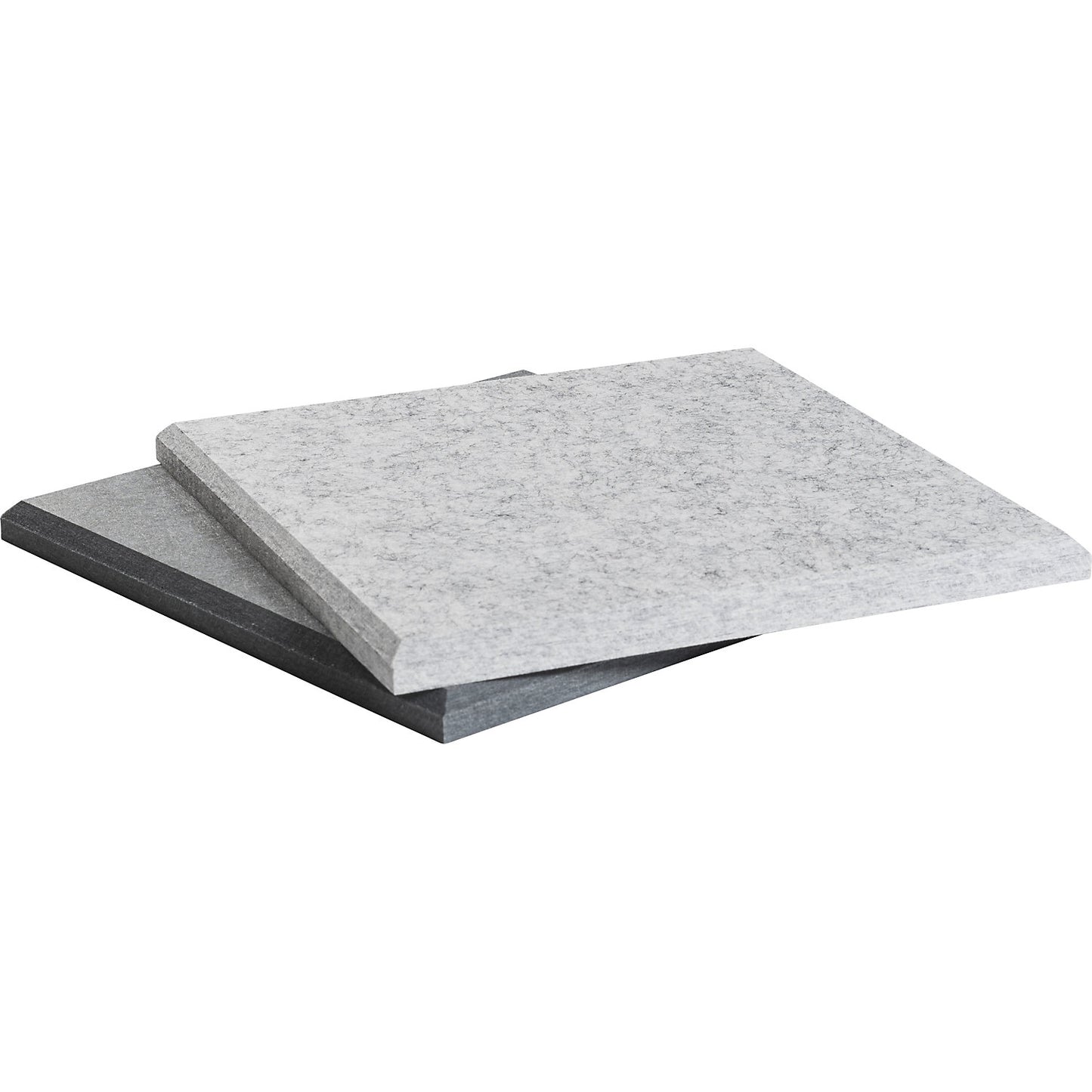 Acoustic wall tile, HxW 300 x 300 mm, 6 x light grey, dark grey each, pack of 12.