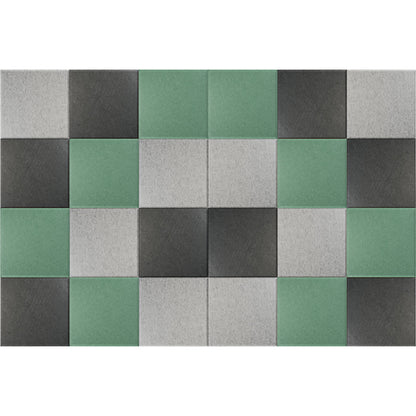 Acoustic wall tile, HxW 300 x 300 mm, 8 x petrol, light grey, dark grey each, pack of 24.