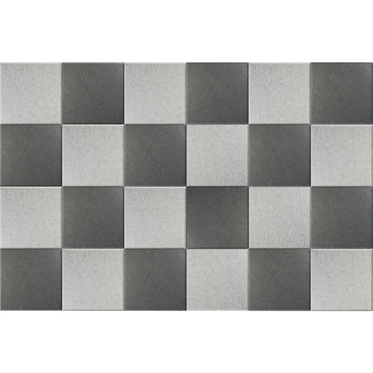 Acoustic wall tile, HxW 300 x 300 mm, 12 x light grey, dark grey each, pack of 24.