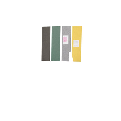 Acoustic wall panel, HxW 1200 x 300 mm, pack of 4, dark grey.