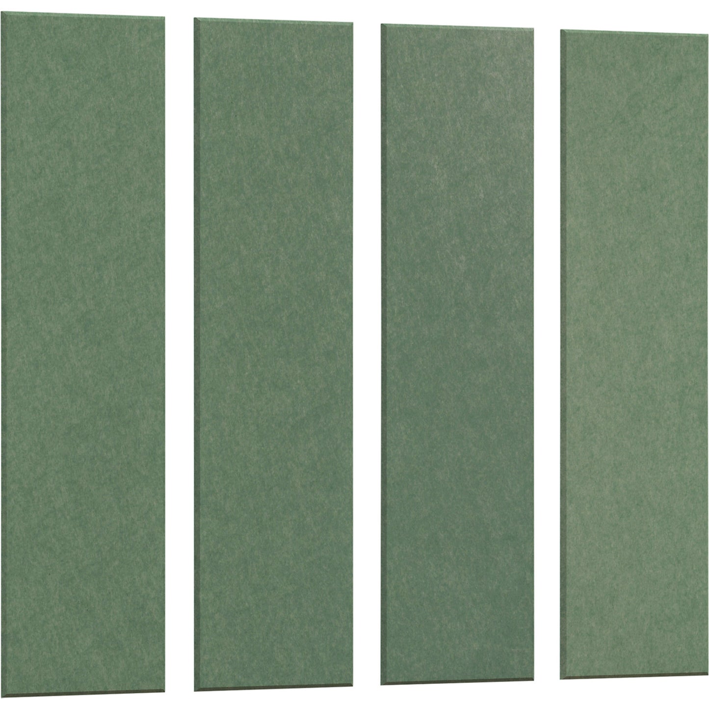 Acoustic wall panel, HxW 1200 x 300 mm, pack of 4, petrol.