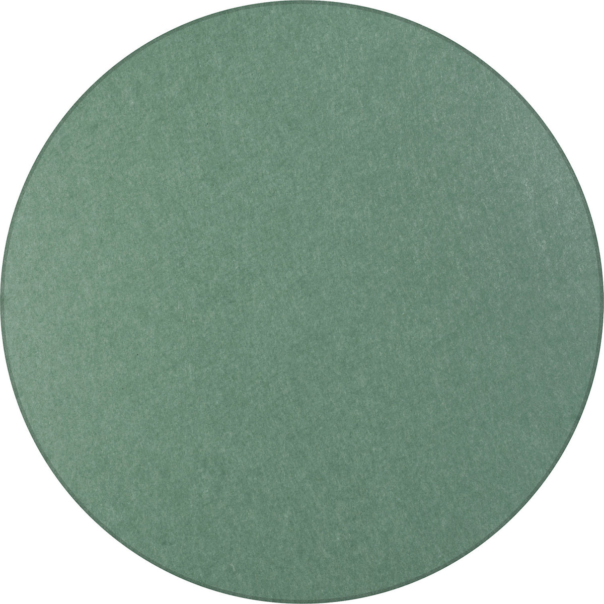 Acoustic ceiling panel, PET felt, Ø 1200 mm, round shape, petrol.