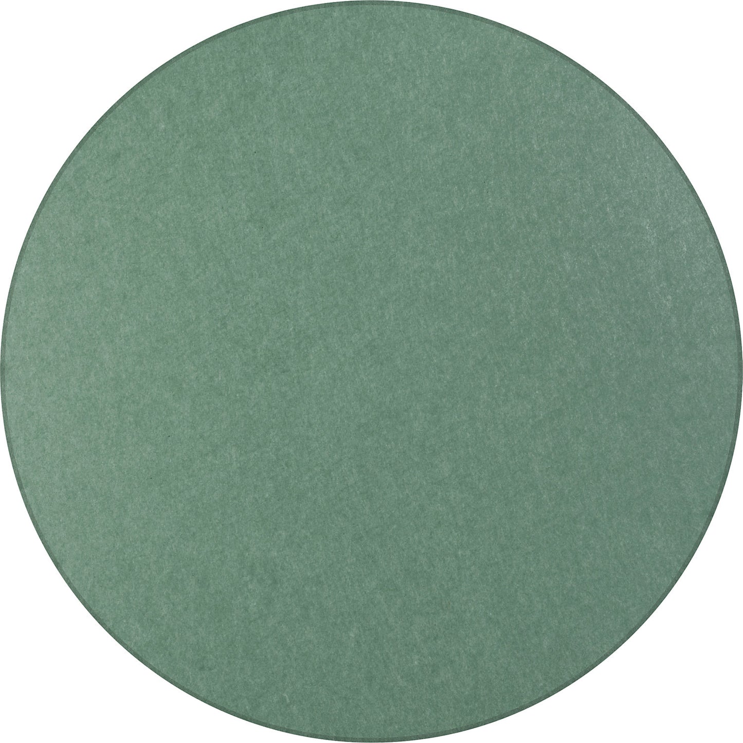 Acoustic ceiling panel, PET felt, Ø 1200 mm, round shape, petrol.