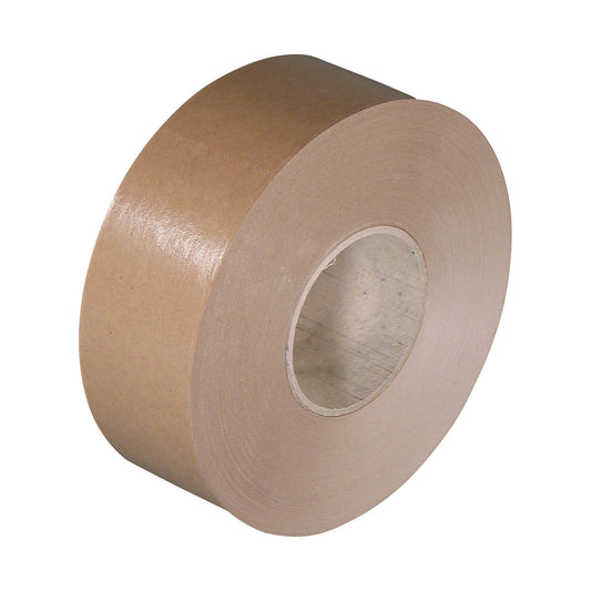 Gummed tape, basic model, pack of 12 rolls, brown, tape width 70 mm.