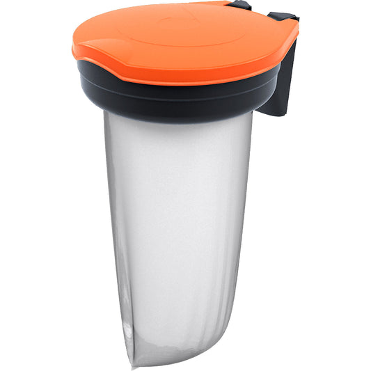 Waste sack holder, LxW 375 x 338 mm, orange.