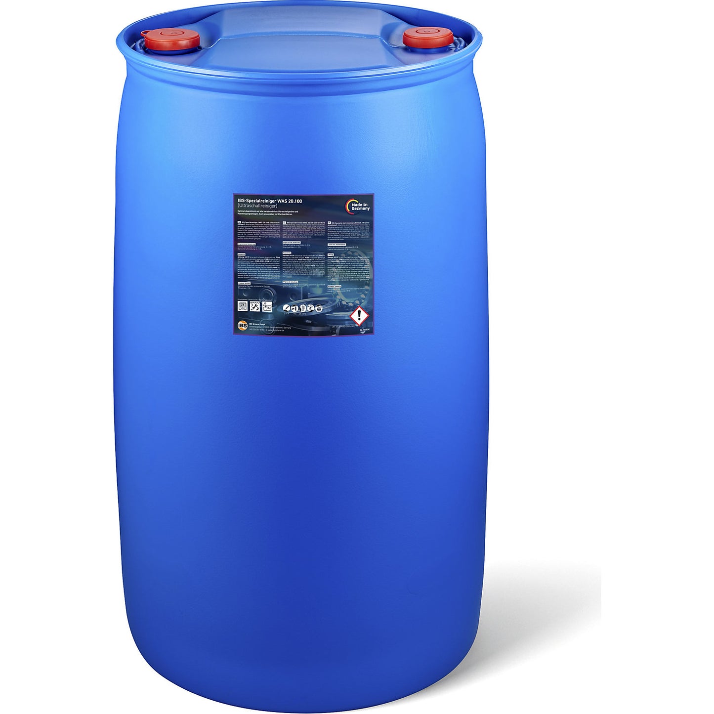WAS 20.100 ultrasonic cleaning agent, pH value < 9.5, 200-litre drum.