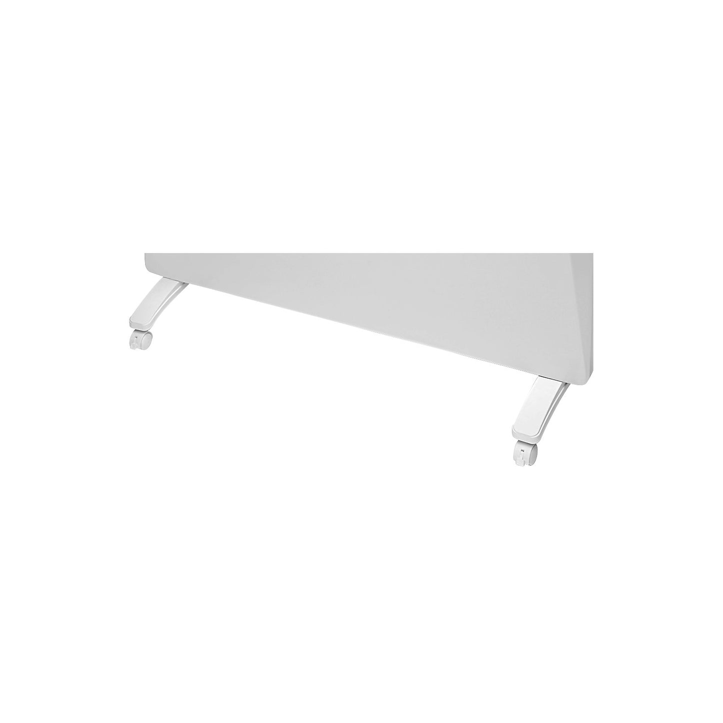Feet with castors, for SIRIO convection heater, HxWxD 80 x 260 x 45 mm, 1+ pairs.
