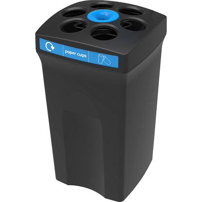 EnviroCup cup collector, capacity 100 l, with blue marking.