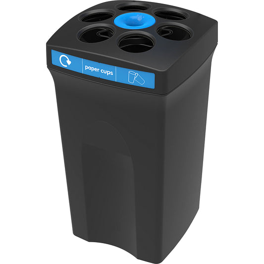 EnviroCup cup collector, capacity 100 l, with blue marking.